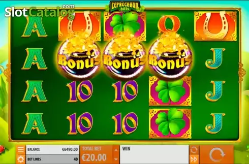 Скрин4. Leprechaun Hills слот