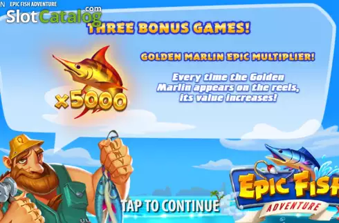 Скрин2. Epic Fish Adventure слот
