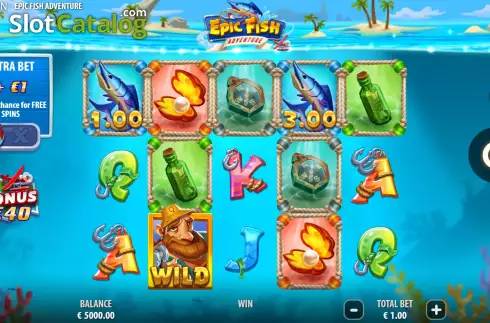 Скрин3. Epic Fish Adventure слот