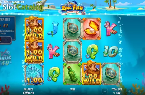 Скрин4. Epic Fish Adventure слот