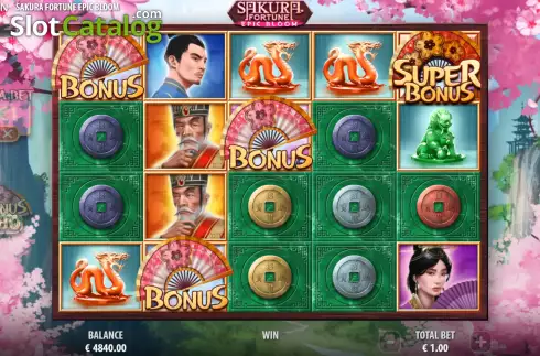 Скрин7. Sakura Fortune Epic Bloom слот