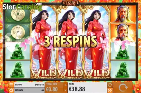 Скрин5. Sakura Fortune слот