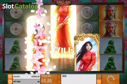 Скрин6. Sakura Fortune слот