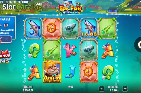 Скрин2. Epic Fish Net of Fortune слот