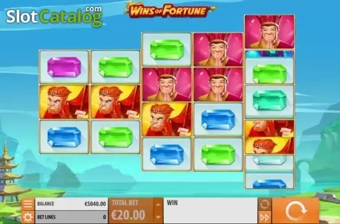 Скрин2. Wins of Fortune слот