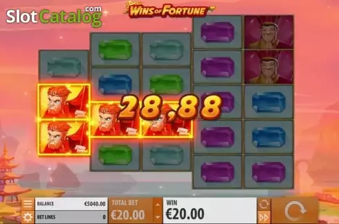 Скрин4. Wins of Fortune слот