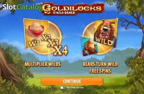 Скрин2. Goldilocks with Achievements Engine слот