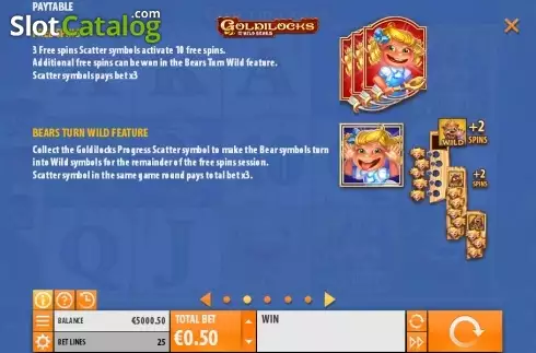 Скрин8. Goldilocks with Achievements Engine слот