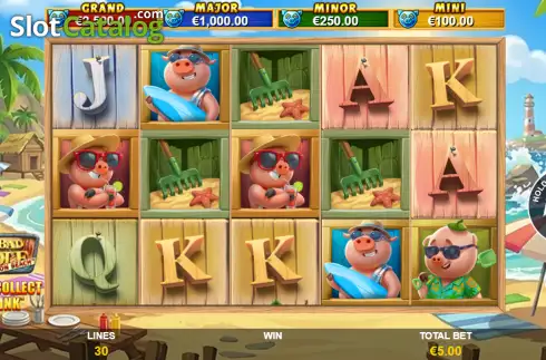 Скрин2. Big Bad Wolf: Cash Collect & Link – Bacon Beach слот