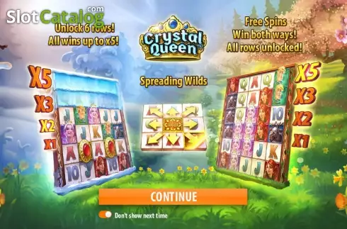 Скрин2. Crystal Queen слот