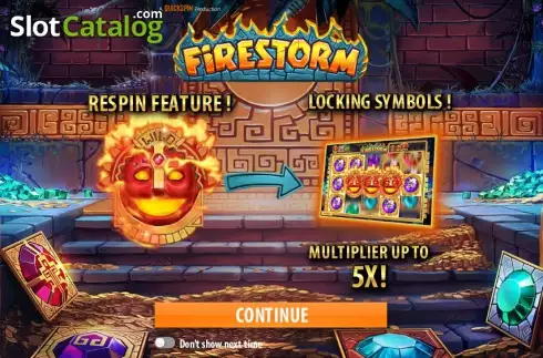 Скрин2. Firestorm слот