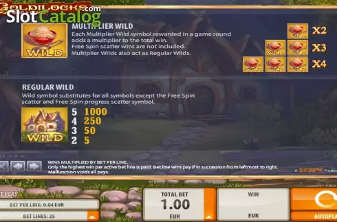 Скрин6. Goldilocks слот