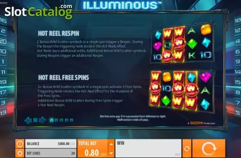 Скрин6. Illuminous слот