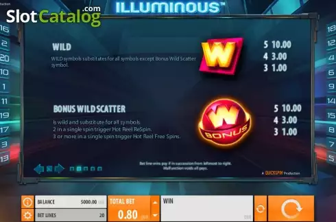 Скрин7. Illuminous слот