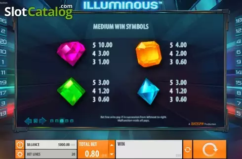 Скрин8. Illuminous слот