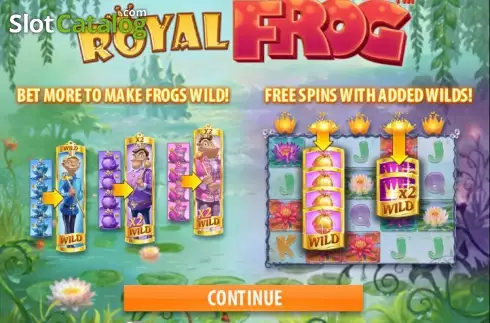 Скрин2. Royal Frog слот