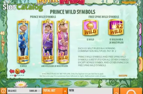 Скрин9. Royal Frog слот