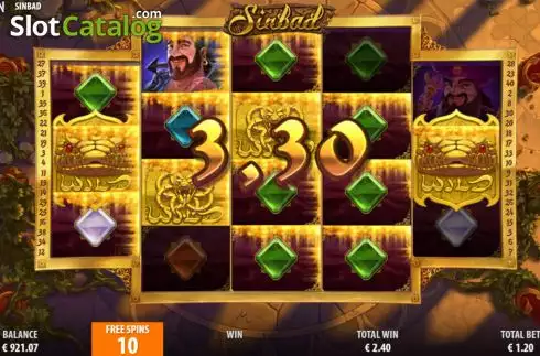 Скрин9. Sinbad (Quickspin) слот