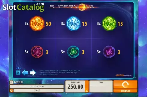 Скрин6. Supernova слот