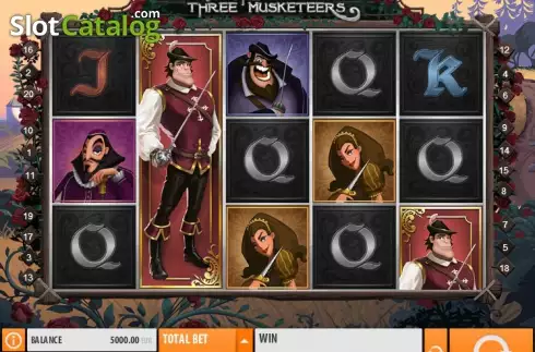 Скрин3. The Three Musketeers (Quickspin) слот