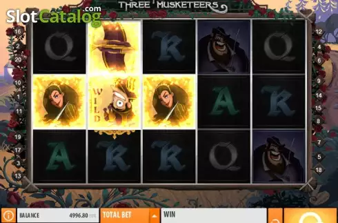 Скрин4. The Three Musketeers (Quickspin) слот