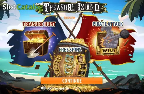 Скрин2. Treasure Island (Quickspin) слот