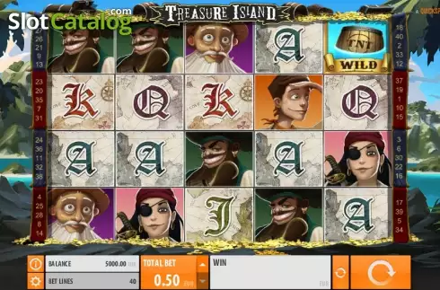 Скрин3. Treasure Island (Quickspin) слот