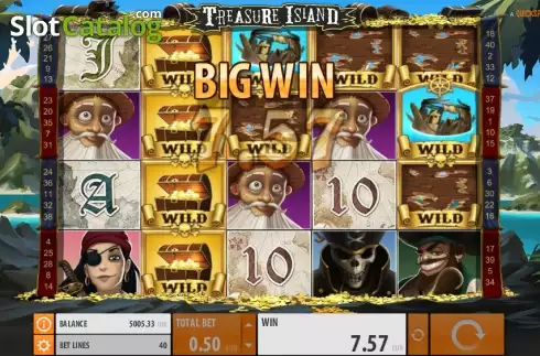 Скрин5. Treasure Island (Quickspin) слот