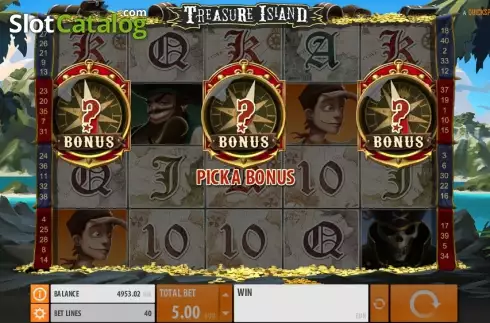 Скрин6. Treasure Island (Quickspin) слот