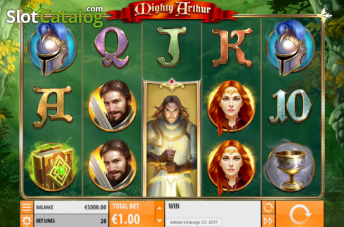 Скрин2. Mighty Arthur слот