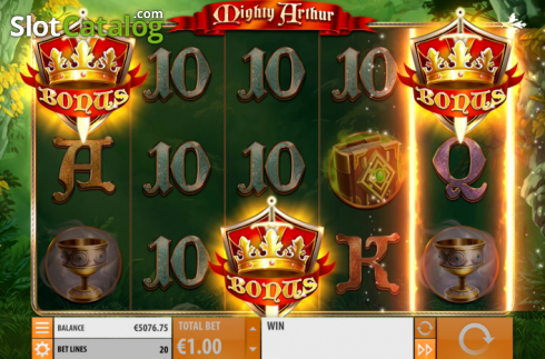 Скрин6. Mighty Arthur слот