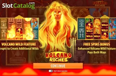 Скрин2. Volcano Riches слот