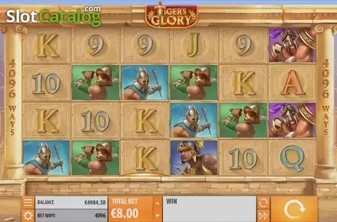 Скрин2. Tiger's Glory слот