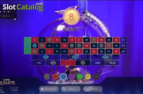 Скрин4. Lotto Roulette слот