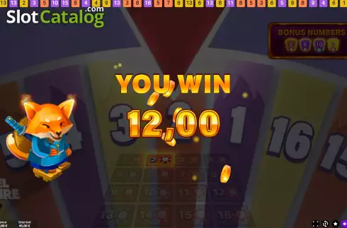 Скрин3. Wheel of Fire Live слот