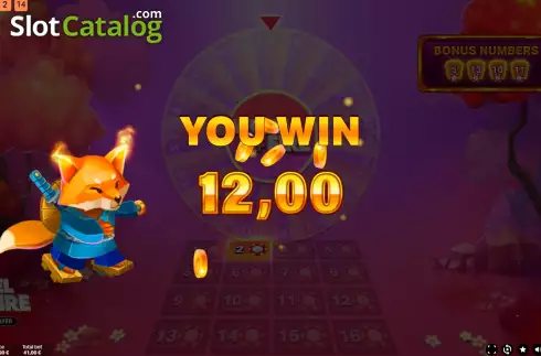 Скрин3. Wheel of Fire Single Player слот
