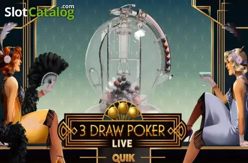 3 Draw Poker Live логотип