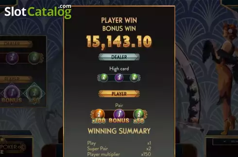 Скрин3. 3 Draw Poker Live слот