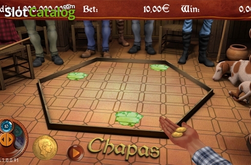 Скрин2. Juego de las Chapas слот