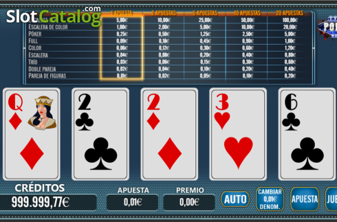 Скрин2. Draw Poker (R. Franco) слот