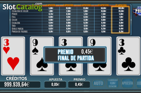 Скрин3. Draw Poker (R. Franco) слот