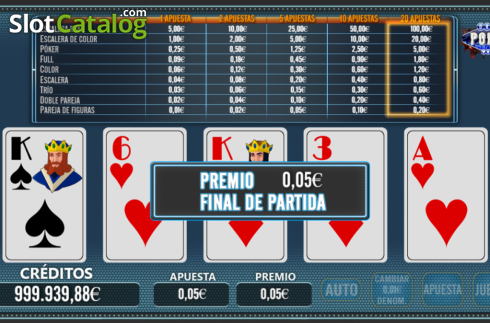 Скрин4. Draw Poker (R. Franco) слот