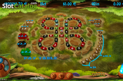 Скрин5. Flamy's Roulette (R. Franco) слот