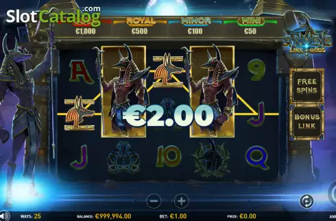 Скрин3. Anubis: Link of Gods слот