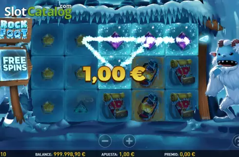 Скрин3. Rock Foot слот