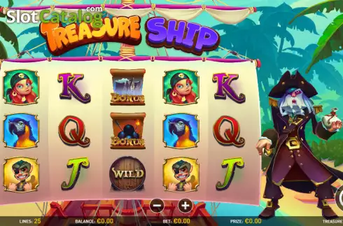 Скрин2. Treasure Ship слот