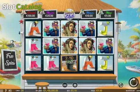 Скрин2. Beach Club слот