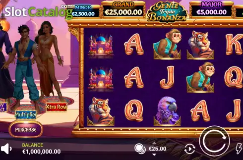Скрин2. Genie Triple Bonanza слот