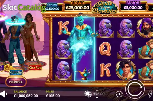 Скрин3. Genie Triple Bonanza слот