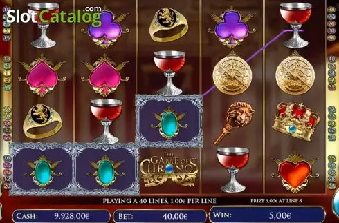 Скрин3. The Game of Chronos Lion слот